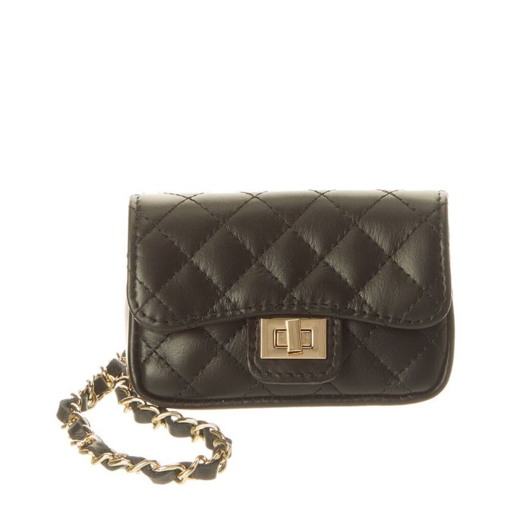 Isabella Rossetti Ailsa27 Quilted Leather Bag, Black